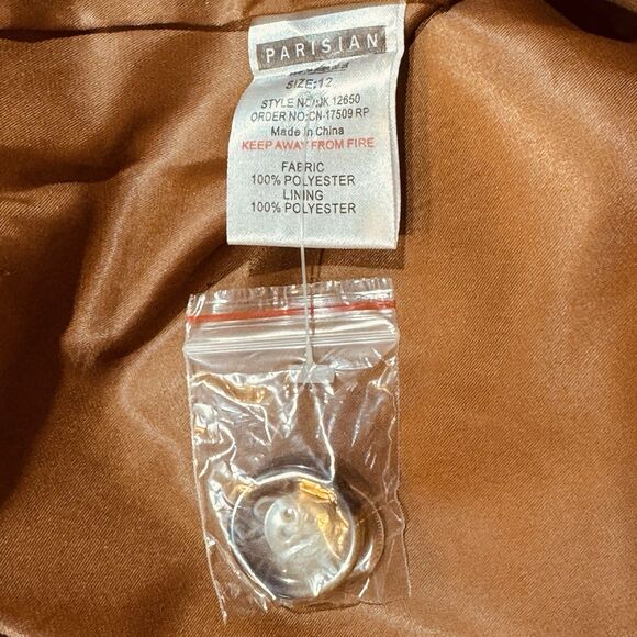 Parisian Teddy Coat Faux Shearling Mocha Longline US 8 (UK 12) NWT - Picture 7 of 12